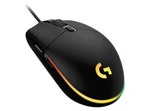 Logitech Gaming G102 LightSync Mouse 200DPI to 6000DPI adjustable optical sensor;black